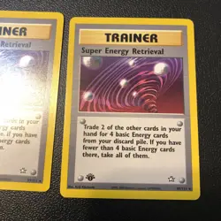 Super Energy Retrieval 89/111 Neo Genesis (x2) Rare First Edition Pokemon Mint - Image 3