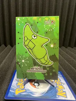 Metapod #11 - Cracked Ice Holo - Pokemon Pocket Book 2024 - NM - Image 1