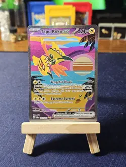 Tapu Koko ex 247/182 - Special Illustration Rare - SV04 Paradox Rift - Pokemon T - Image 1