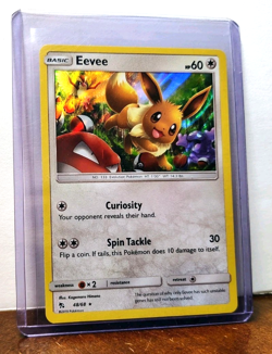 POKEMON EEVEE 48/68 HOLO RARE HIDDEN FATES NM NEAR MINT - Image 2