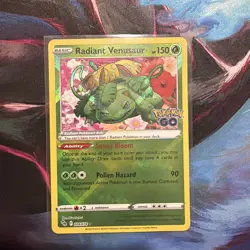Radiant Venusaur 004/078 Pokemon GO Holo - Image 1