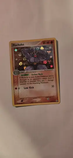 Pokemon TCG Machoke EX Hidden Legends 41/101 Reverse Holo Uncommon - Image 1