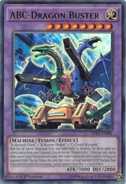Yugioh-ABC-Dragon Buster-Ultra Rare-1st Edition-SDKS EN041 (LP) - Image 1