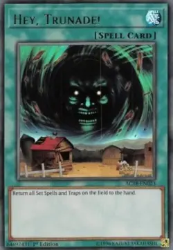 Yugioh-Hey, Trunade!-Ultra Rare-1st Edition-AC18 EN023 (LP) - Image 1