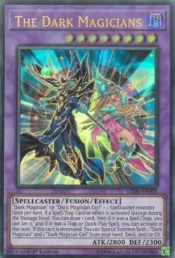 Yugioh-The Dark Magicians-Ultra Rare-1st Edition-LED6 EN001 (LP) - Image 1