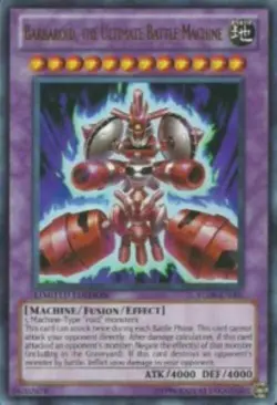 Yugioh-Barbaroid, The Ultimate Battle Machine-Ultra-Limited Ed-YG08 EN001 (LP) - Image 1