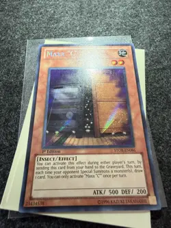 Yugioh, Maxx C, First Edition, Secret Rare, STOR - Image 3