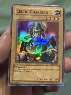Yugioh: Celtic Guardian - LOB-007 - Super Rare - Unlimited - NM - Image 1