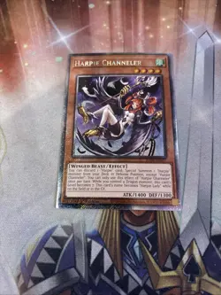 Harpie Channeler 1st Edition Platinum Secret Rare RA04-EN207 Yu-Gi-Oh! - Image 1