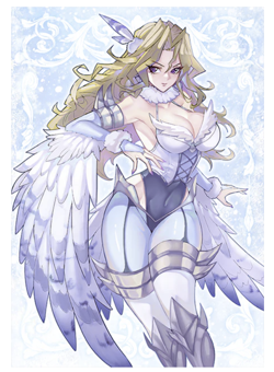 Snow Harpy Val Yugioh Amanda Lapalme Sleeves Sealed Sleeves Mana Moon TCG - Image 1