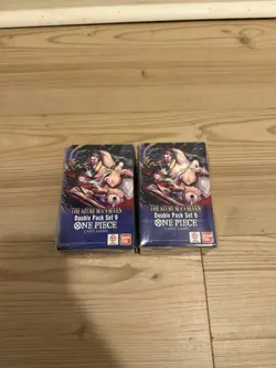 2x One Piece [OP-14] The Azure Sea's Seven Double Pack Set 9 ENG Sealed - Image 1