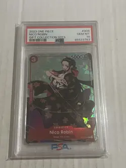 2023 One Piece Gift Collection Nico Robin 008 Alt Art PSA 10 English - Image 1