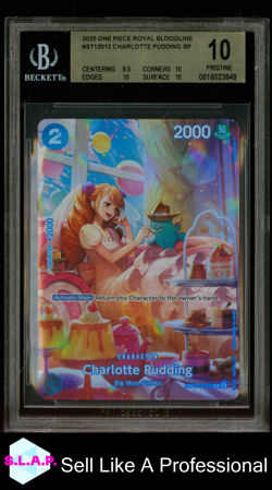 CHARLOTTE PUDDING BANDAI ST12-012 2025 ROYAL BLOODLINE - ENGLISCH BECKETT 10 - Image 1