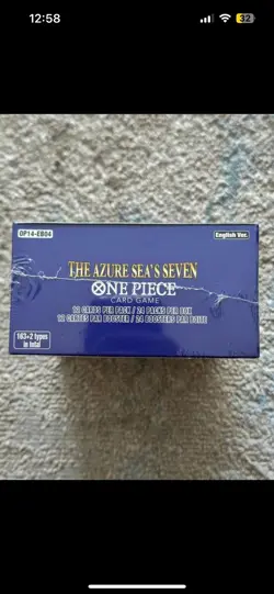 One Piece TCG: The Azure Sea's Seven Booster Box ENGLISH OP14 FACTORY SEALED - Image 2
