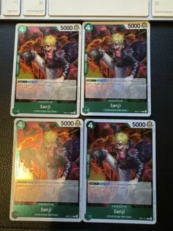 EB01-014 Sanji Rare Memorial Collection One Piece X4 Playset - Image 1