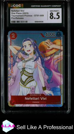 NEFELTARI VIVI ST01-009 2023 TOURNAMENT PRM PRE-RELEASE ERROR STAMP EN CGC 8,5 - Image 1