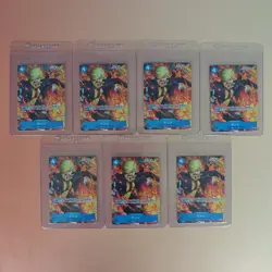 7X SANJI ONE PIECE P-095 2025 SAIKYO JUMP PROMO NON FOIL JAPANESE (4) - Image 1