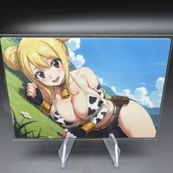 Lucy Heartfilia Anime Waifu Card Doujin ACG Goddess Holo - Image 2