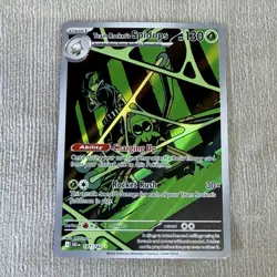 Pokemon TCG Team Rockets Spidops Card 187/182 Destined Rivals Illustration Rare - Image 1