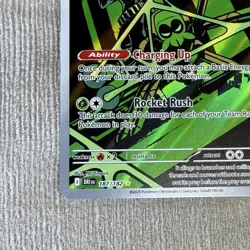 Pokemon TCG Team Rockets Spidops Card 187/182 Destined Rivals Illustration Rare - Image 3