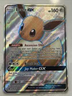 Eevee GX SM242 Black Star Promo Holo Pokemon Card - Image 1