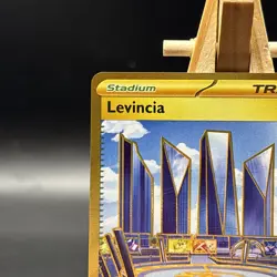 Levincia 244/182 Destined Rivals Gold Hyper Rare Holo Pokemon TCG Card NM - Image 4