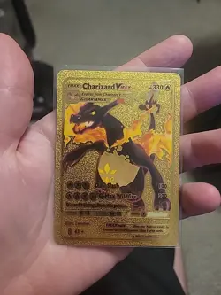 Fan Art Gold Charizard Pokemon Card Vmax - Image 2