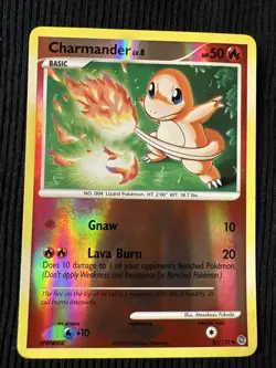 Pokemon TCG - Charmander 82/132 DP Secret Wonders Reverse Holo Card - LP - Image 1