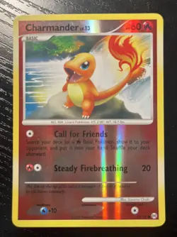 Pokemon Charmander Arceus Card 59/99 Reverse Holo LP - Image 1