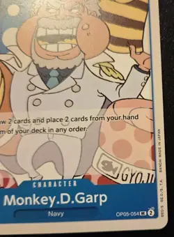 Monkey.D.Garp OP05-054 Uncommon Awakening Of The New Era One Piece Card Game - Image 5