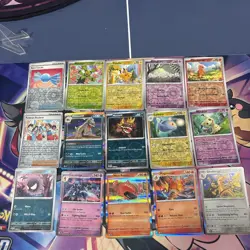 Paldean Fates Pokemon Holo & Reverse LOT - 15 Cards Bulk. All NM - Image 1