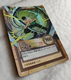 Roronoa Zoro C114 ONE PIECE CARD Carddass Hyper Battle BANDAI 2000 F/S - Image 2