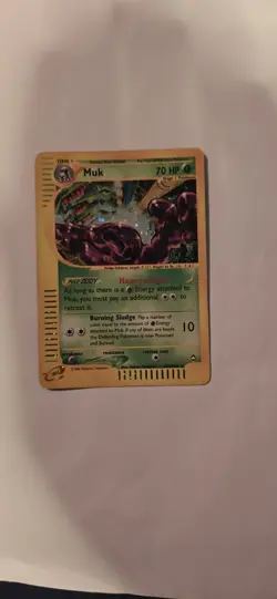Pokemon Muk Holo Aquapolis Card H17/H32 WOTC 2002 Rare - Image 1