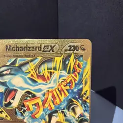 Mcharizard EX HP230 Gold Metal Pokemon Card-Collectible Gift Display！HOT! - Image 4