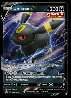 Pokemon Card - Umbreon V Sword & Shield Promo SWSH203 Holo - Image 1