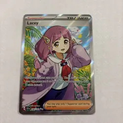 Lacey 166/142 - Full Art Secret Rare - Stellar Crown Pokemon Card MINT - Image 1