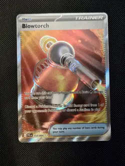 Blowtorch 117/094 Ultra Rare Phantasmal Flames Trainer Item Pokemon Card TCG - Image 1