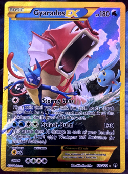 Pokemon TCG Gyarados EX 123/122 XY Breakpoint 2016 Secret Holo Rare Card MP - Image 1