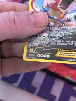 Pokemon TCG Gyarados EX 123/122 XY Breakpoint 2016 Secret Holo Rare Card MP - Image 3