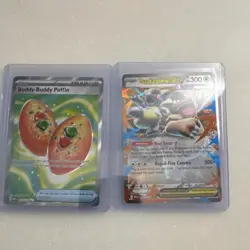 Pokemon TCG Buddy-Buddy Poffin Trainer & Mega Kangaskhan GX Holo Cards SM9 Lot 2 - Image 1
