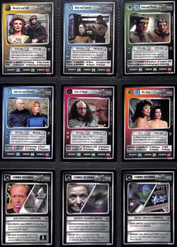 Star Trek CCG Enhanced Premier 2000 Complete 21-Card Pack Fresh Promo Set - Image 2