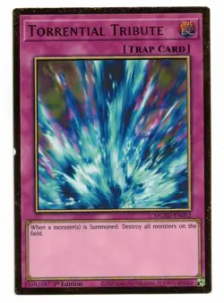 Yu-Gi-Oh Card: Torrential Tribute MGED-EN052 Gold Rare 1st Edition! NM - Image 1