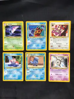 Pokemon Cards: 1st Edition Neo Revelation 6 Card Non-Holo Lot - Image 1