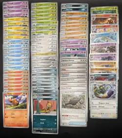 Pokemon TCG White Flare - Base Set 80 Cards - C/UC/Rare Holo NM - Image 1