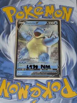 Blastoise V SWSH101 Pokemon TCG Black Star Promo Ultra Rare Holo NM Card - Image 2