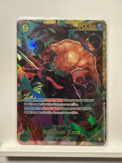 One Piece Card Game Roronoa Zoro OP06-118 SEC - Image 1