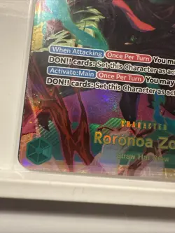 One Piece Card Game Roronoa Zoro OP06-118 SEC - Image 5