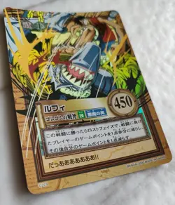 Monkey D. Luffy C223 ONE PIECE CARD Carddass Hyper Battle BANDAI 2000 F/S - Image 3