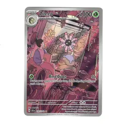 Lileep 145/142 Illustration Rare Full Art Stellar Crown SCR 2024 Pokemon Card NM - Image 1