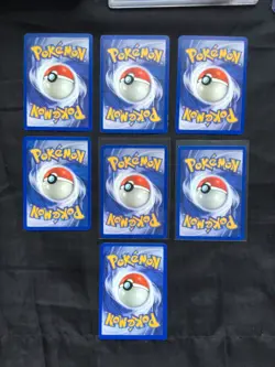 Pokemon Cards: 1st Edition Team Rocket 7 Card Non-Holo Lot - Image 2